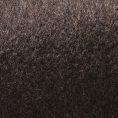 Dark brown melange fine wool overcoat