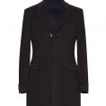 Midnight blue wool overcoat