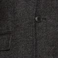 Dark grey knit overcoat