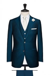 Blue TWill Wedding suit
