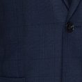 Dark blue fine wool glencheck suit