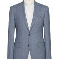 Blue wool with ne glencheck suit