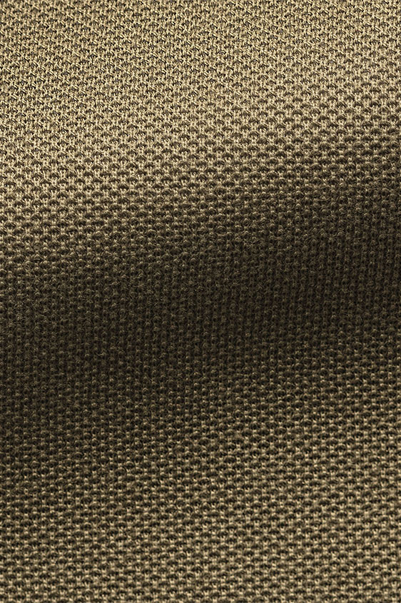 Olive green piqué polo