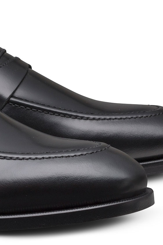 Penny loafer fine calf black