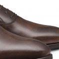 Oxford with plain tip fine calf chocolate brown