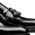 Tassel loafer patent calf black