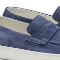 Penny sneaker washed suede medium blue