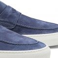 Penny sneaker washed suede medium blue