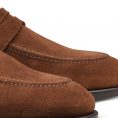 Penny loafer suede nut brown