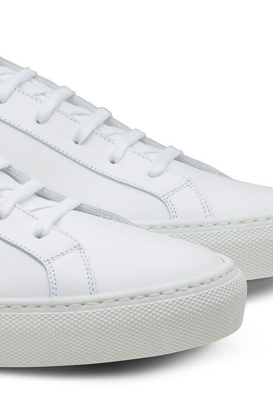 Low-top sneaker fine calf white