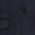 Navy cashmere overcoat