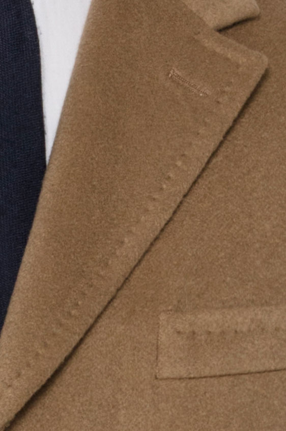 Camel cashmere overcoat