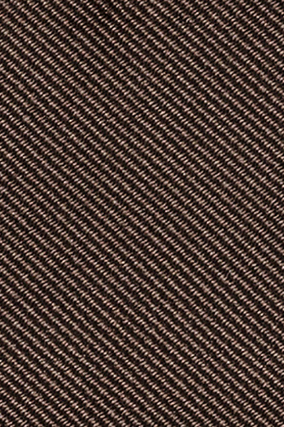 Dark brown silk tie