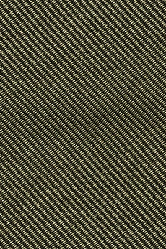 Army green silk tie