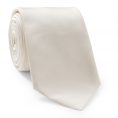 Off white silk tie