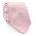 Pale pink silk tie