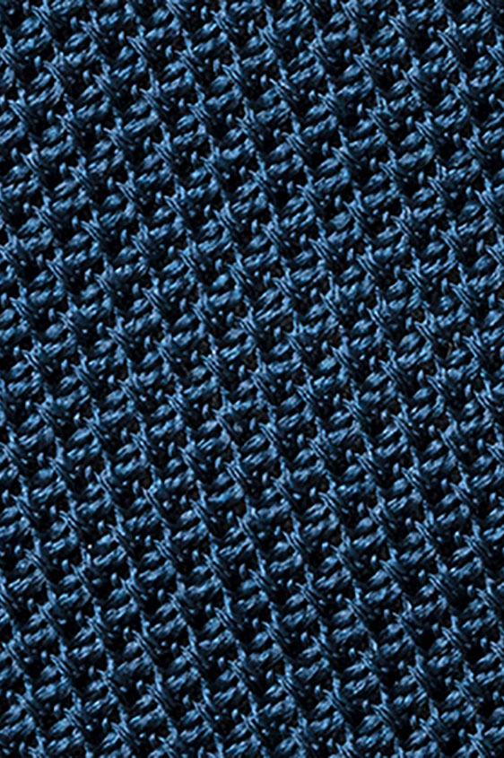 Dark blue grenadine tie