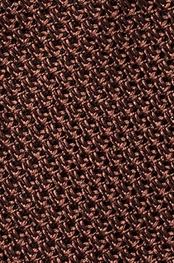 Chocolate brown grenadine tie