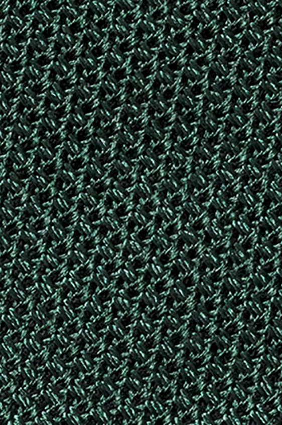 Bottle green grenadine tie
