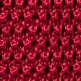 Red knit tie