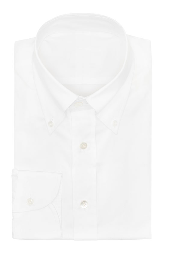 White cotton with microweave shirt