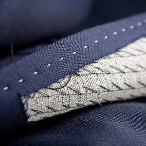 Stitching on Handmade Suit