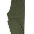 Dusty olive garment-dyed stretch broken twill chinos