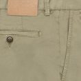 Light olive garment-dyed stretch fine twill chinos
