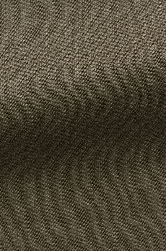 Dusty olive twill stretch chinos