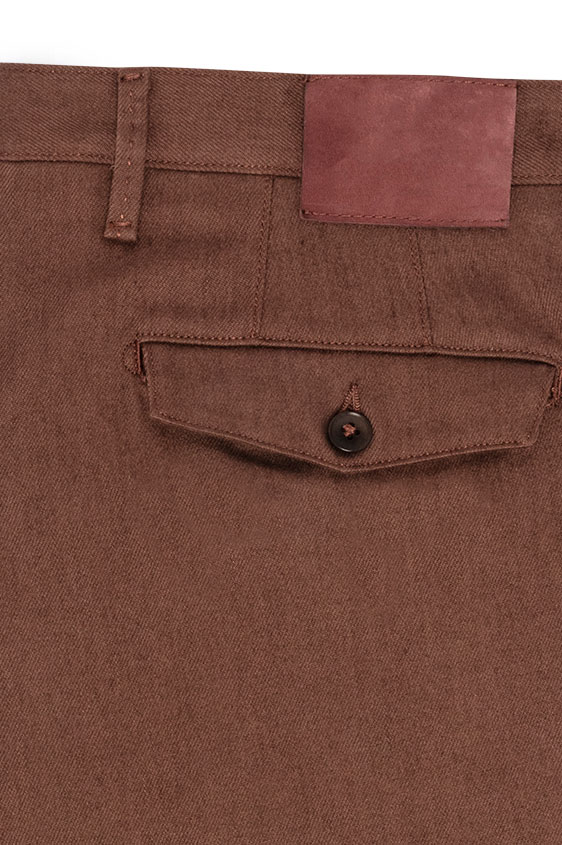 Midnight blue twill stretch chinos