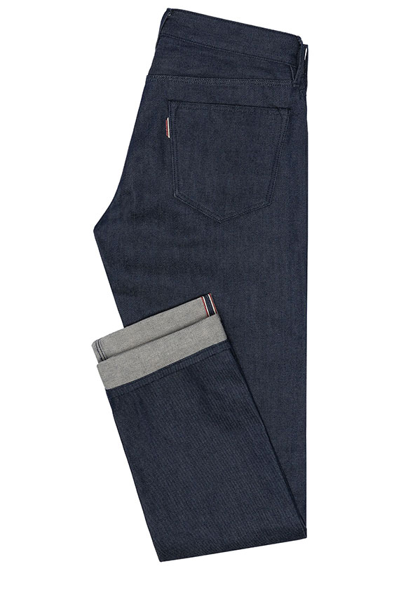 Red cast selvedge rigid jeans