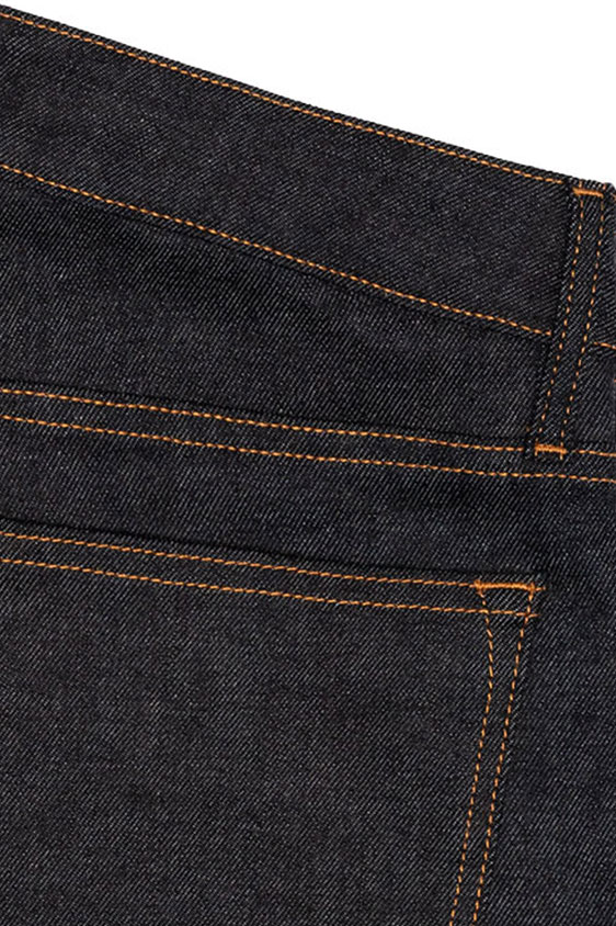 Grey cast selvedge stretch jeans