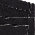 Black black selvedge stretch jeans