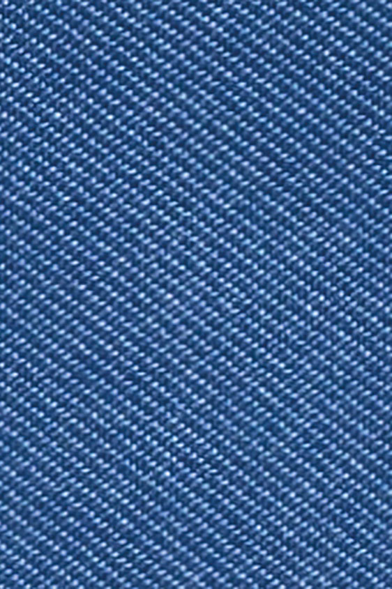 Mid blue silk pocket square