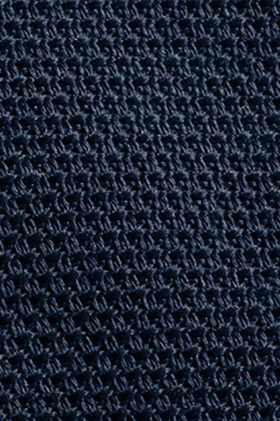 Navy grenadine pocket square