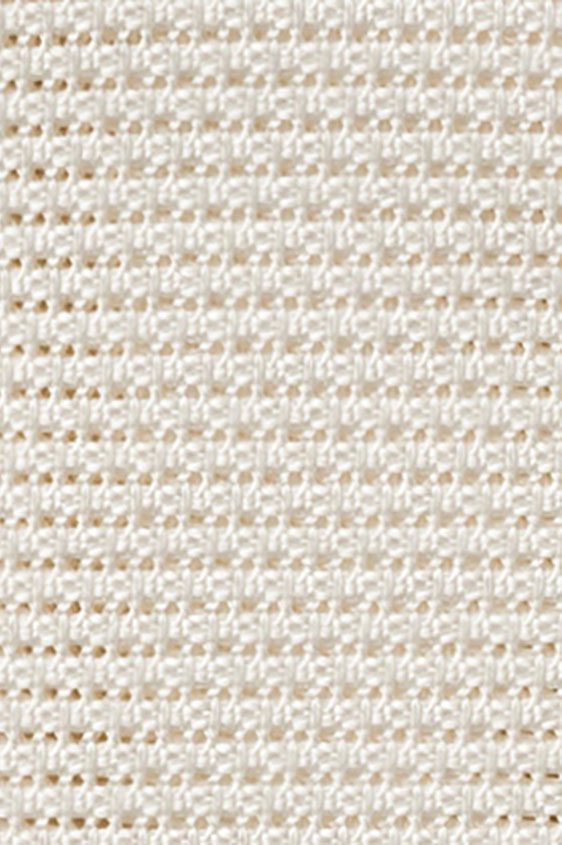 Off white grenadine pocket square