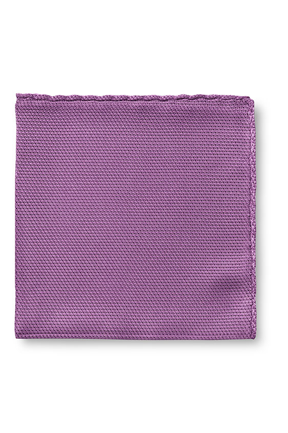 Light purple grenadine pocket square