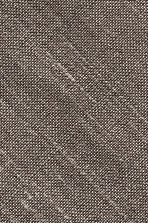 Oak brown textured linen-wool-silk tie