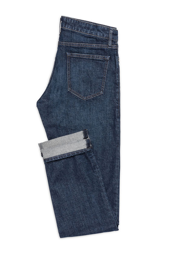 Dark blue stretch jeans
