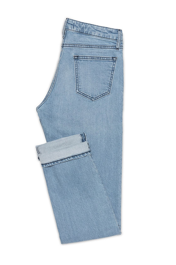 Light blue stretch jeans