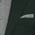 Forest green stretch wool blend jacket