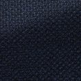Black-blue s100 wool open-weave jacket