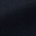 Dark blue sharkskin stretch wool blend jacket