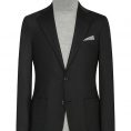 Black stretch wool blend jacket