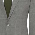 Smoke grey stretch wool-lyocell tropical suit