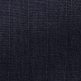Indigo blue linen with structured stripe suit