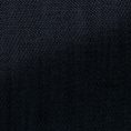 Navy blue stretch cotton-linen structured twill suit