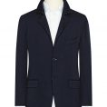 Midnight blue soft lyocell-wool jersey suit