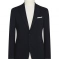 Midnight blue stretch cotton ripstop suit
