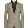 Oatmeal silk-wool with speckles jacket